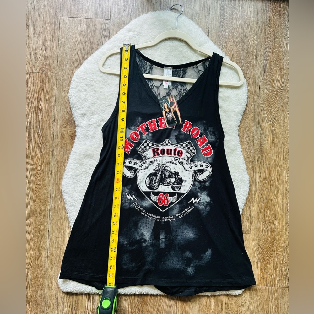 NWT Mother Road Women’s Biker Shirt - Picture 5 of 7